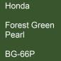 Preview: Honda, Forest Green Pearl, BG-66P.